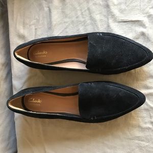 Clarks suede shoes